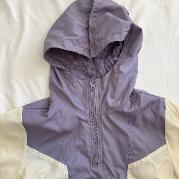 Volcom Kids Hooded Windbreaker Jacket Size 12 | Water Resistant Colorblock - Picture 3 of 5